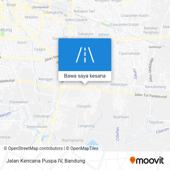 Peta Jalan Kencana Puspa IV