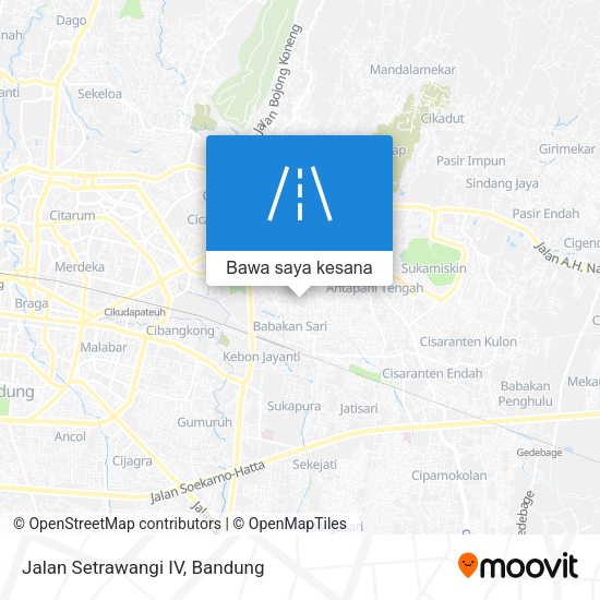 Peta Jalan Setrawangi IV