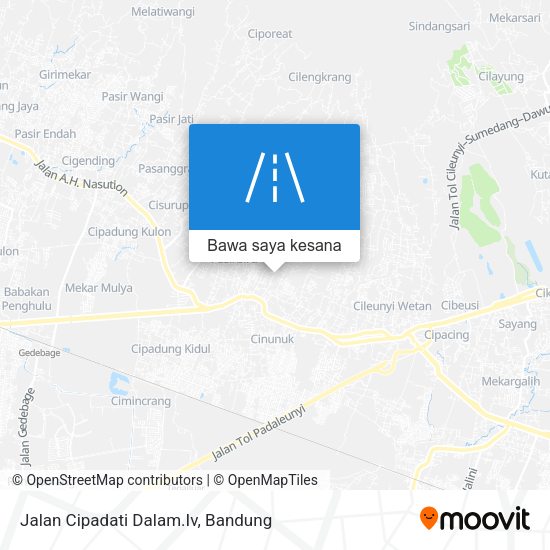 Peta Jalan Cipadati Dalam.Iv