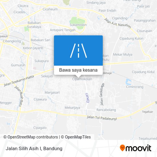 Peta Jalan Silih Asih I