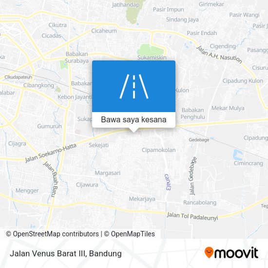 Peta Jalan Venus Barat III