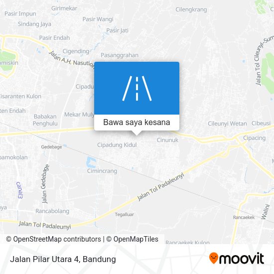 Peta Jalan Pilar Utara 4
