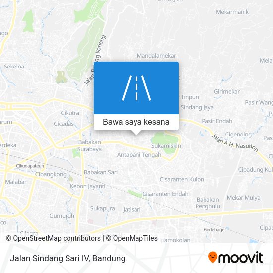 Peta Jalan Sindang Sari IV