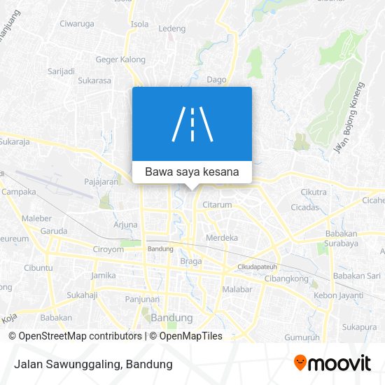 Peta Jalan Sawunggaling
