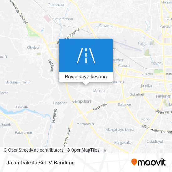 Peta Jalan Dakota Sel IV