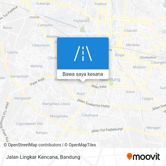 Peta Jalan Lingkar Kencana