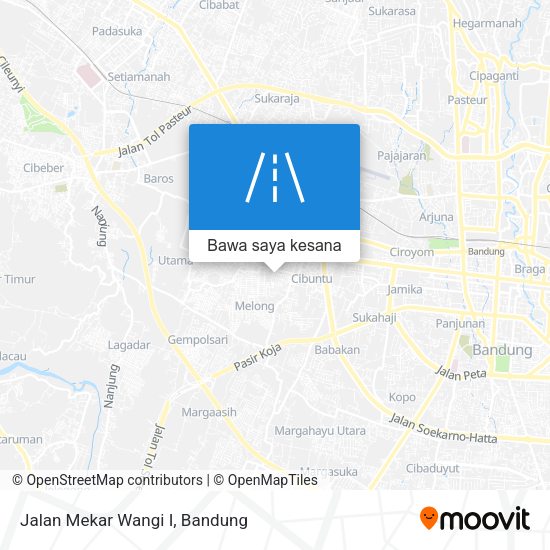Peta Jalan Mekar Wangi I