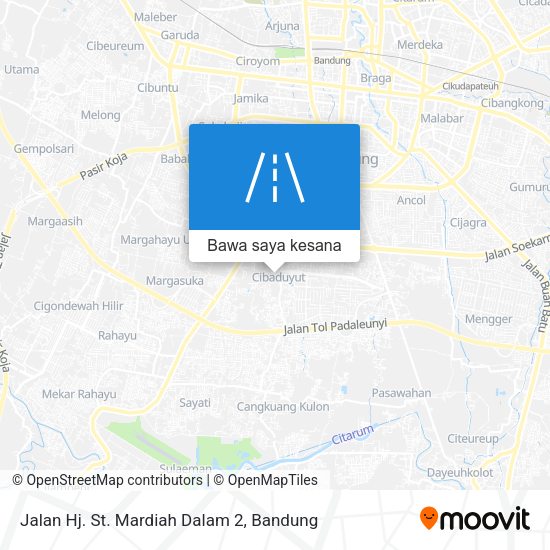Peta Jalan Hj. St. Mardiah Dalam 2