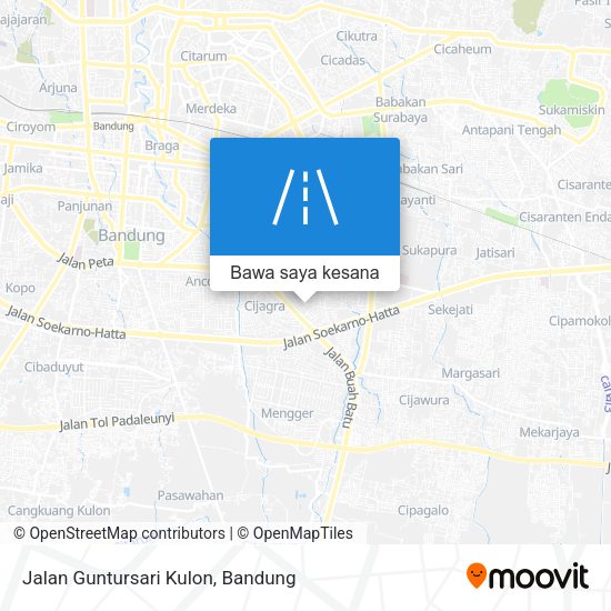 Peta Jalan Guntursari Kulon