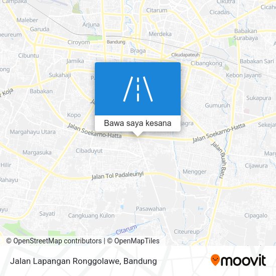 Peta Jalan Lapangan Ronggolawe
