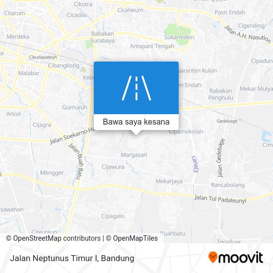 Peta Jalan Neptunus Timur I