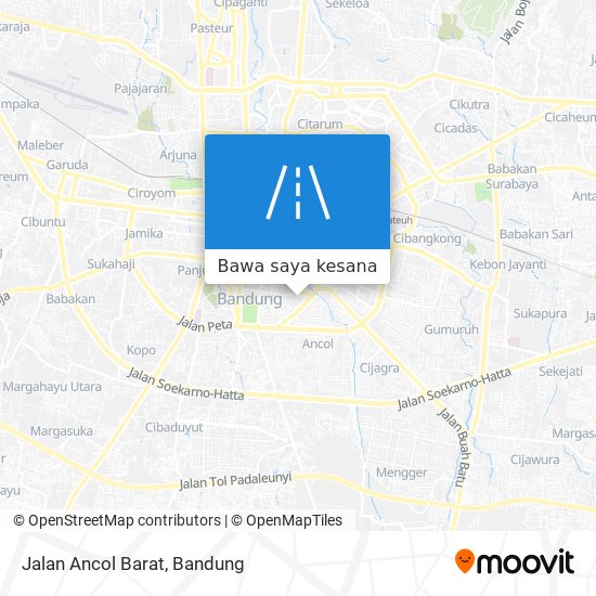 Peta Jalan Ancol Barat