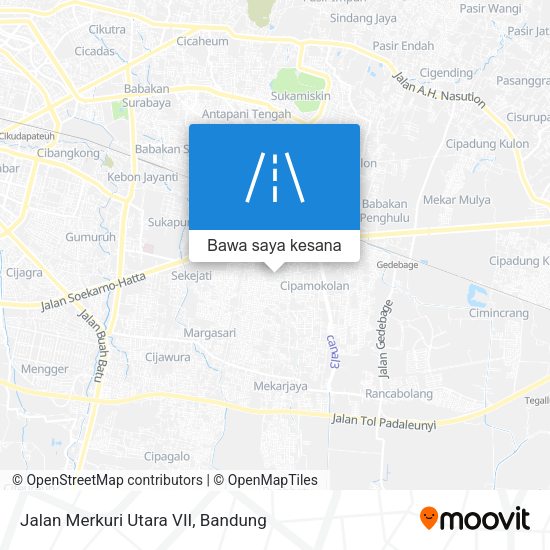 Peta Jalan Merkuri Utara VII