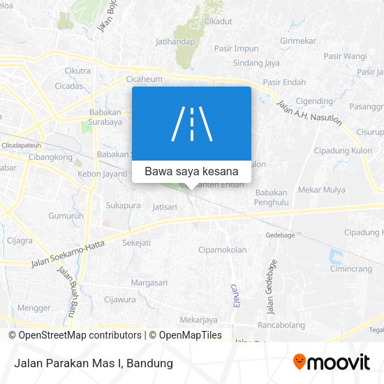 Peta Jalan Parakan Mas I
