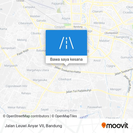 Peta Jalan Leuwi Anyar VII