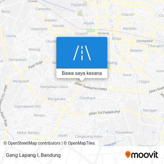 Peta Gang Lapang I