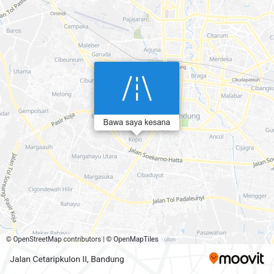 Peta Jalan Cetaripkulon II