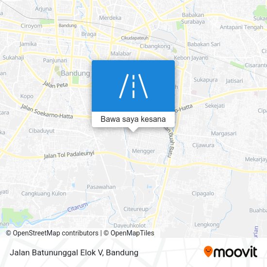 Peta Jalan Batununggal Elok V