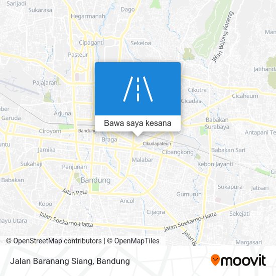 Peta Jalan Baranang Siang