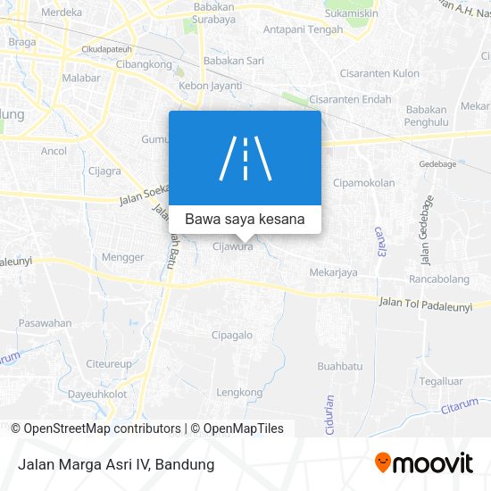 Peta Jalan Marga Asri IV