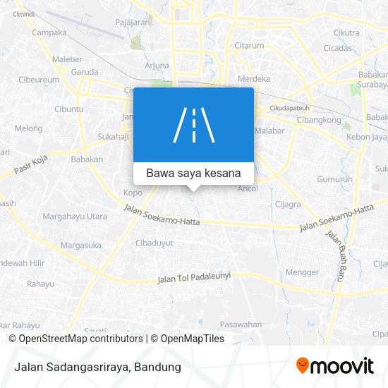 Peta Jalan Sadangasriraya