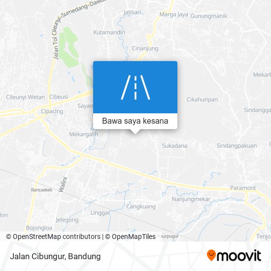 Peta Jalan Cibungur