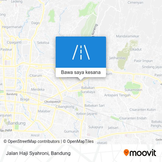 Peta Jalan Haji Syahroni