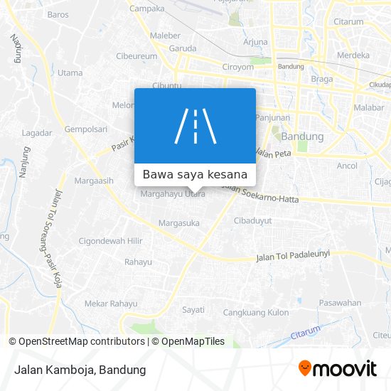 Peta Jalan Kamboja