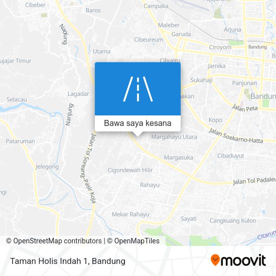 Peta Taman Holis Indah 1