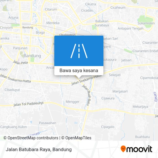 Peta Jalan Batubara Raya