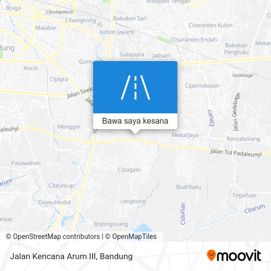 Peta Jalan Kencana Arum III