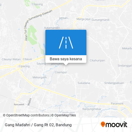 Peta Gang Madahri / Gang Rt 02