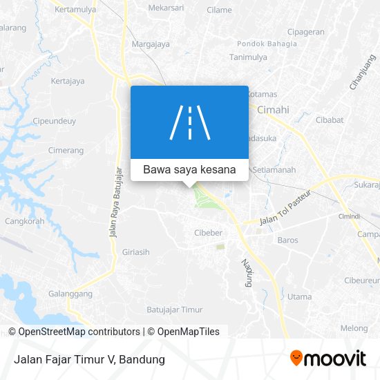 Peta Jalan Fajar Timur V