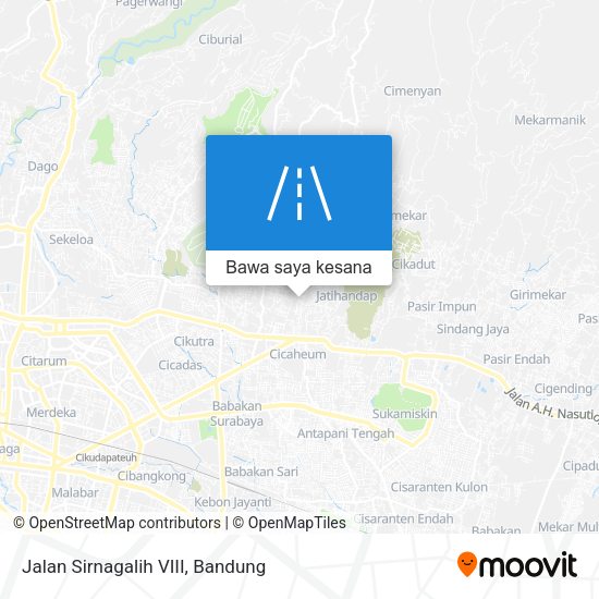 Peta Jalan Sirnagalih VIII