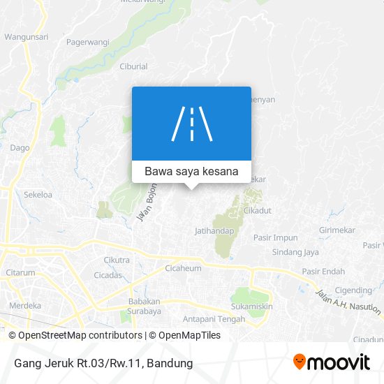 Peta Gang Jeruk Rt.03/Rw.11