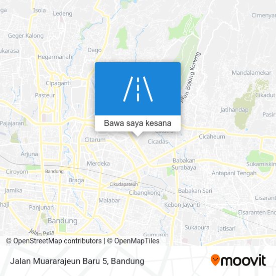 Peta Jalan Muararajeun Baru 5