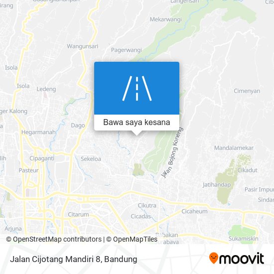 Peta Jalan Cijotang Mandiri 8