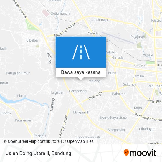 Peta Jalan Boing Utara II