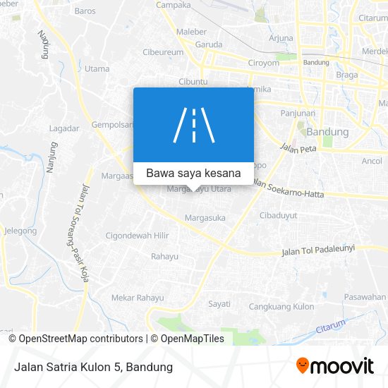Peta Jalan Satria Kulon 5