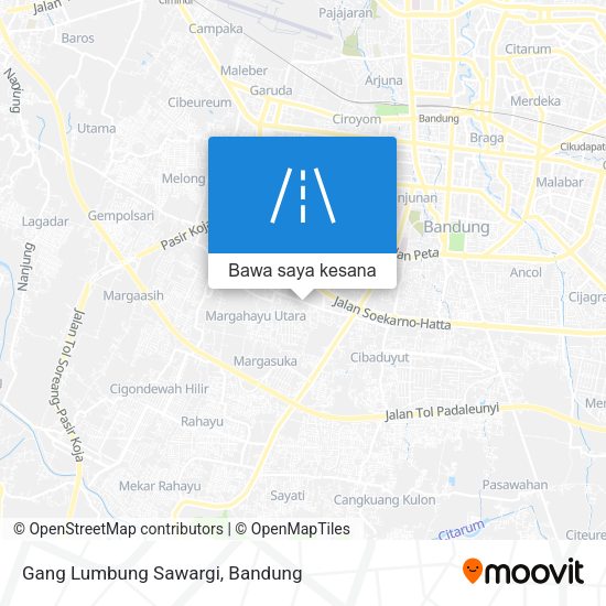 Peta Gang Lumbung Sawargi