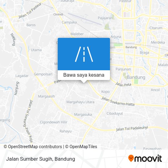 Peta Jalan Sumber Sugih