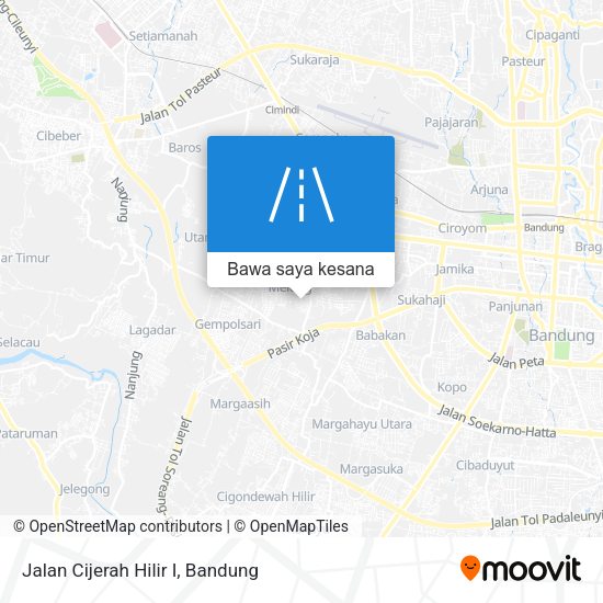 Peta Jalan Cijerah Hilir I