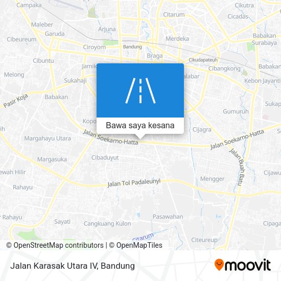 Peta Jalan Karasak Utara IV