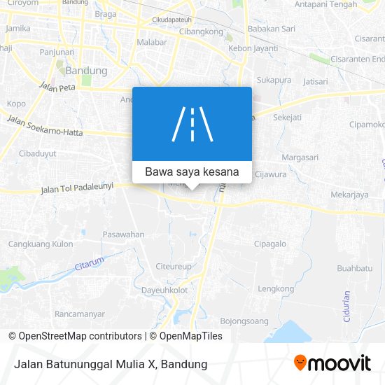 Peta Jalan Batununggal Mulia X