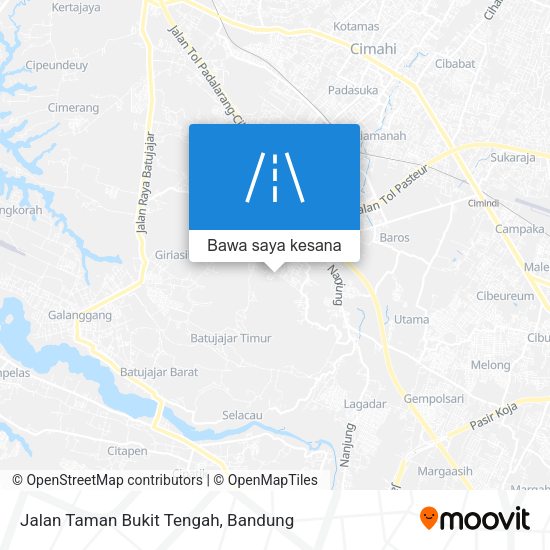 Peta Jalan Taman Bukit Tengah