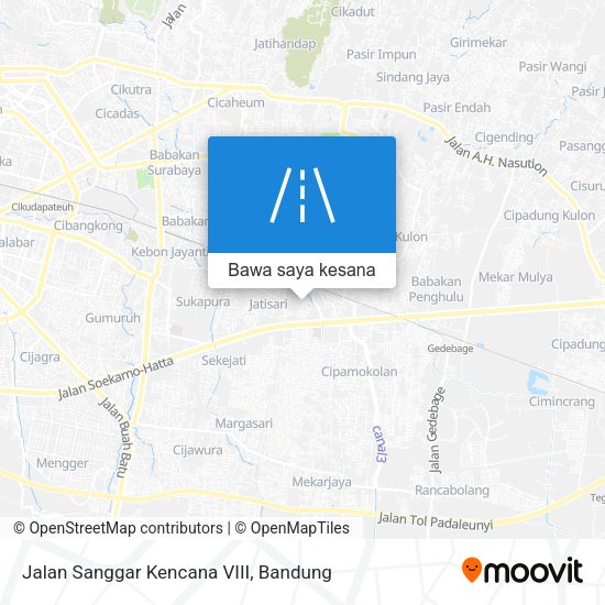Peta Jalan Sanggar Kencana VIII