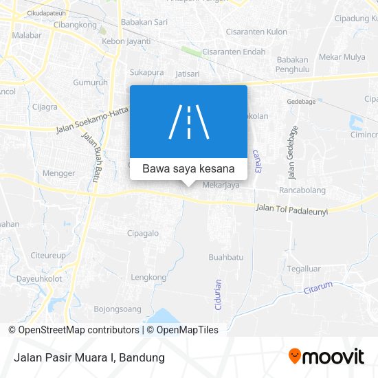 Peta Jalan Pasir Muara I