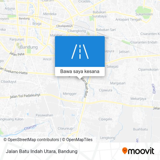Peta Jalan Batu Indah Utara
