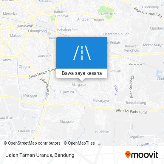 Peta Jalan Taman Uranus