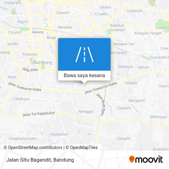 Peta Jalan Situ Bagendit